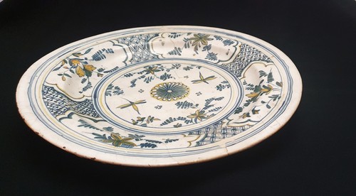 Ancien grand plat faience - ancien,