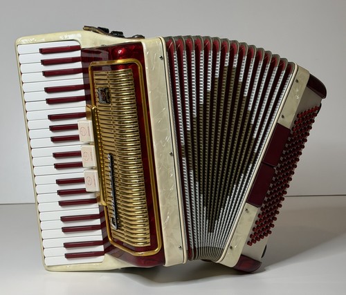 Pearl red white camerano - red/white, piano