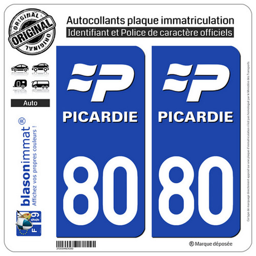 Stickers autocollant plaque - 2,