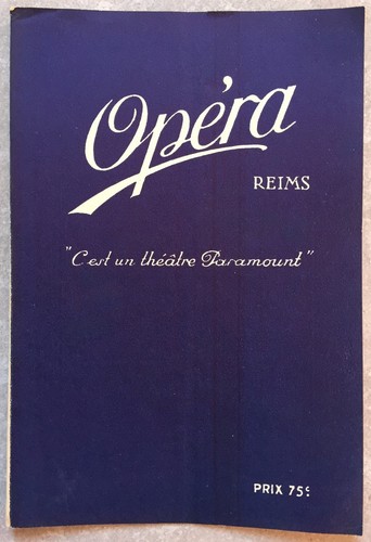 Programme cinema opera reims - programme,