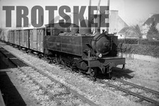 35mm Negative FRANCE Reseau Breton Steam Loco E331 1967