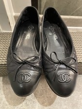 CHANEL Ballerine En cuir Et