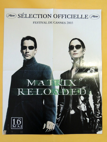 Matrix reloaded vintage poster - reloaded,