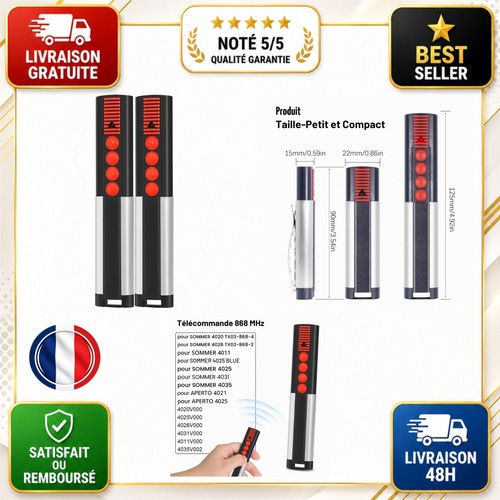 Télécommande porte garage - porte, de