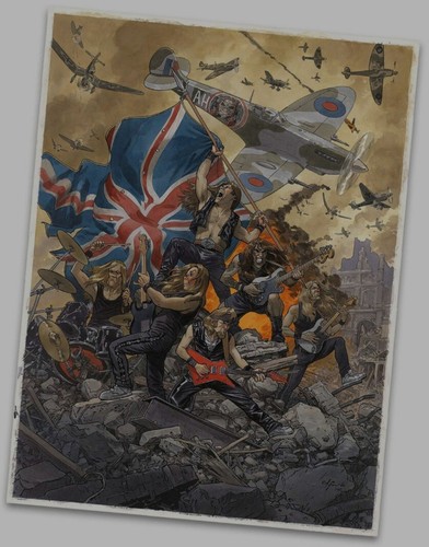 Iron maiden tirage art - maiden, d'art
