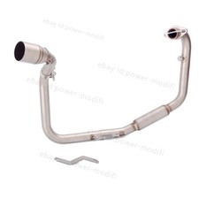 51MM System Exhaust Tips Header Pipe Slip On For Benelli TNT135 TNT125 2017-2025