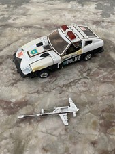 TRANSFORMERS G1 PROWL LOOSE AVEC ACCESSOIRE HASBRO TAKARA 1982 SUPERBE !