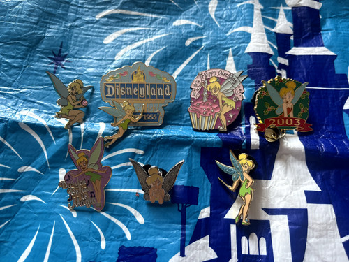 Lot tinker bell pins - 7,