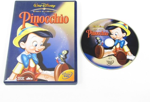 Dvd pinocchio walt - dvd, ***