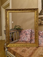 Grand Cadre En Blis Doré