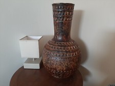 Vallauris Marius BESSONE monumental ceramic vase in excellent condition H 44 cm
