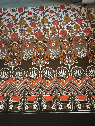Tissu vintage jersey - motif, en
