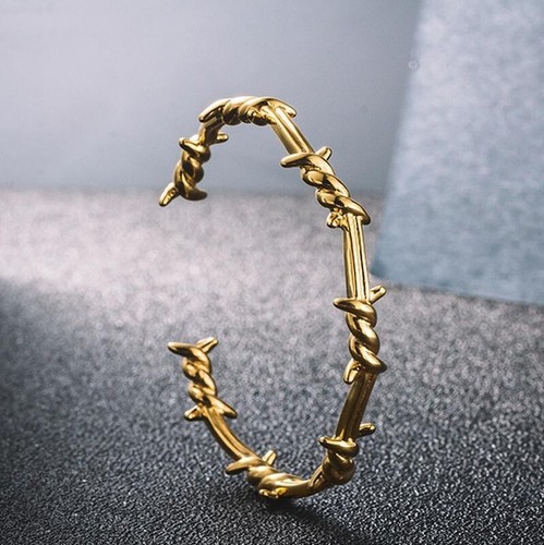Bracelet homme barbelé - , métal