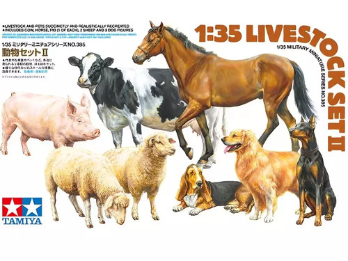 Tamiya set animaux - animaux, de
