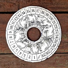 Plaque / Disque émaillé «