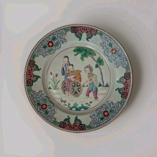 Chine exceptionnelle asssiette - chine,