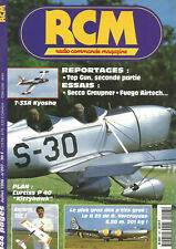 RCM N°207 PLAN "TILT" SPORTS AIRCRAFT ELEC. / T-33 A KYOSHO "SHOOTING STAR"