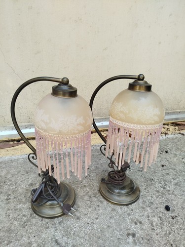 Paire lampes chevet charleston - paire,