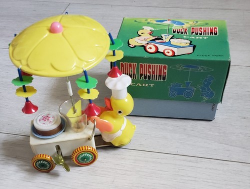 Ancien jouet mécanique - jouet, duck