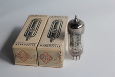 Paire Ampoules radio Telefunken DL907 radio à tube neuf (63921)