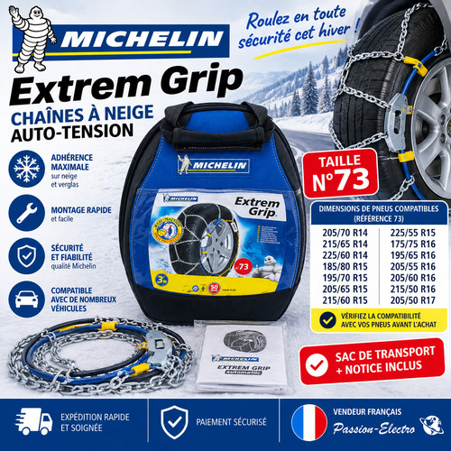 Chaînes neige michelin extrem - michelin,