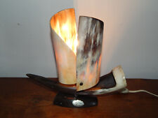 OLD BEDSIDE LAMP HORN nightlight in boat shape