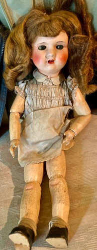 Poupée ancienne tête en - tête,