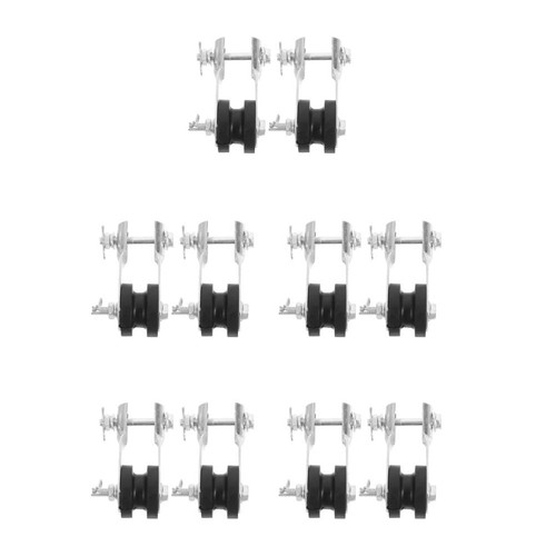 Lot poulies à pince - lot, 10
