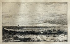 Léonce Chabry Gravure Eau