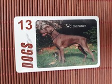 Phonecard Russia Dog (comme neuve, neuve) seulement 1000 faite 2 scans rare