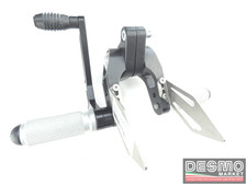 Black CNC footpeg ducati 748