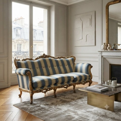 Canapé ancien style baroque - ancien,