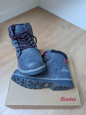 Bata Kids Ankle Boots Blue New
