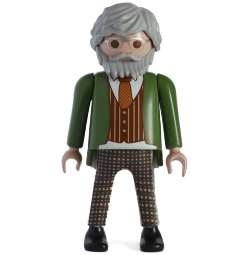 Playmobil figurine vieux - figurine,