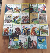 Lot de 19 livres - Jules Verne