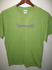 Chateau Morilak Winery Wine Grape Harvest 2013 Avocado & Purple T Shirt Large