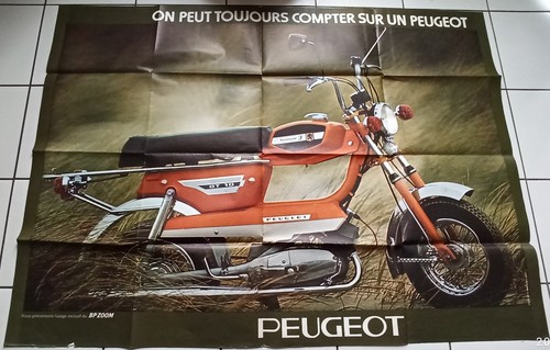 Affiche originale peugeot - affiche, gt