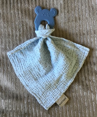 Doudou souris lange bleu - souris,