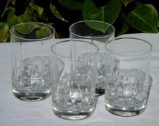 Lot de 4 verres à whisky en