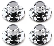 Ford Falcon AU BA BF FG FGX CHROME Interceptor Centre Caps Set of 4