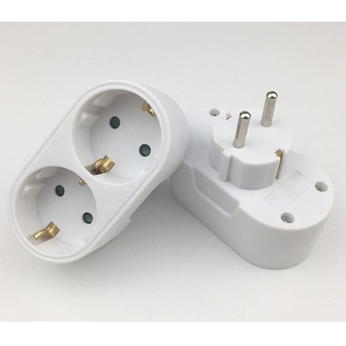 1xadaptateur prise double - 1xadaptateur,