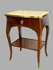 TABLE D APPOINT DE SALON DE STYLE LOUIS XV ESTAMPILLÉE " J.VAITTY " EN NOYER