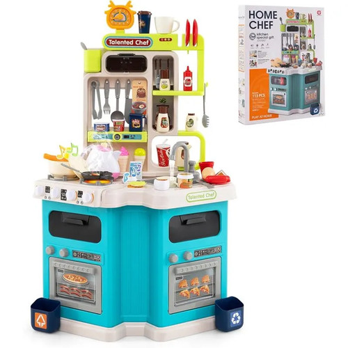 Cuisine enfant bleu - enfant,