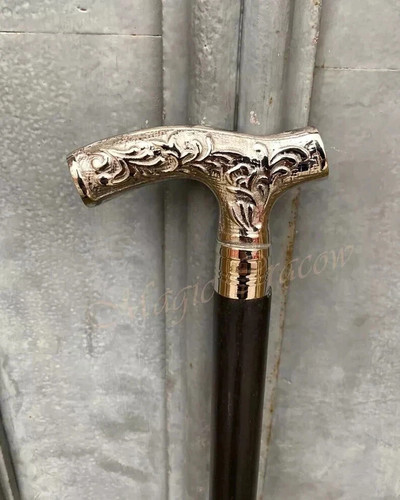 Ancien bâton marche canne - de,