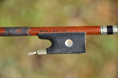 Old french violin - old, signed