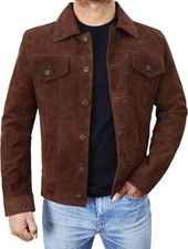 Veste camionneur marron en