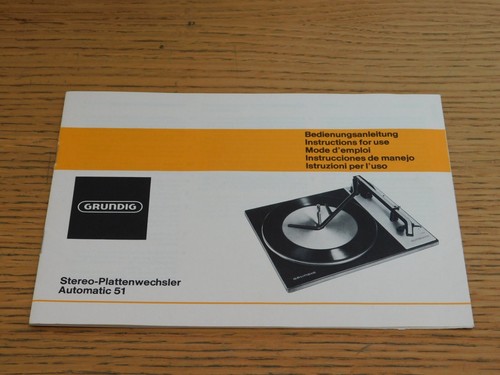 Vintage grundig tourne - tourne, disque