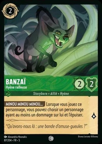 Carte lorcana chapitre - carte, 5
