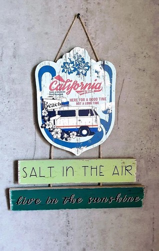 Enseigne bois déco surf - ,