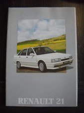 CATALOGUE/BROCHURE RENAULT 21